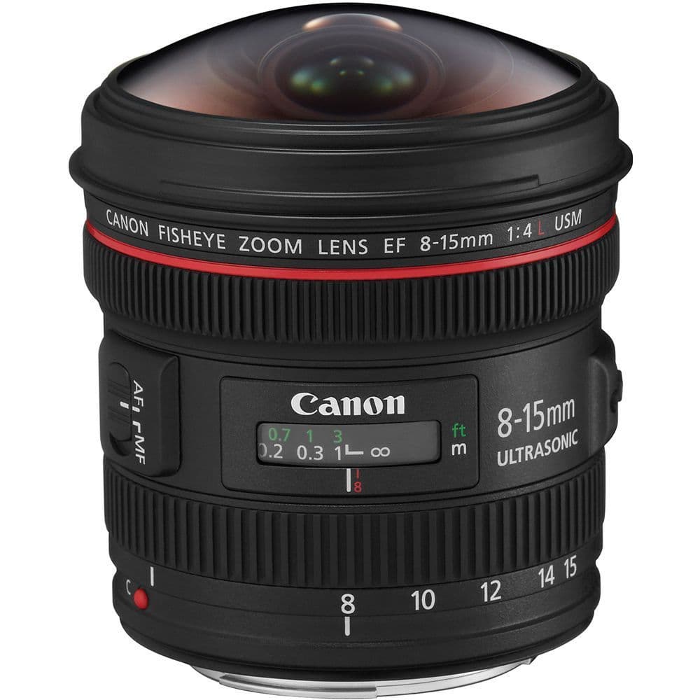 Canon EF 8-15mm f4L USM Fisheye Zoom Lens